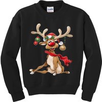 Merry Christmas Women Gifts For Him Funny Reindeer Kids Sweatshirt