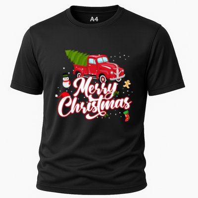 Merry Christmas With Truck Gift Performance Shirt