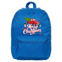 Merry Christmas With Truck Gift 16 in Basic Backpack