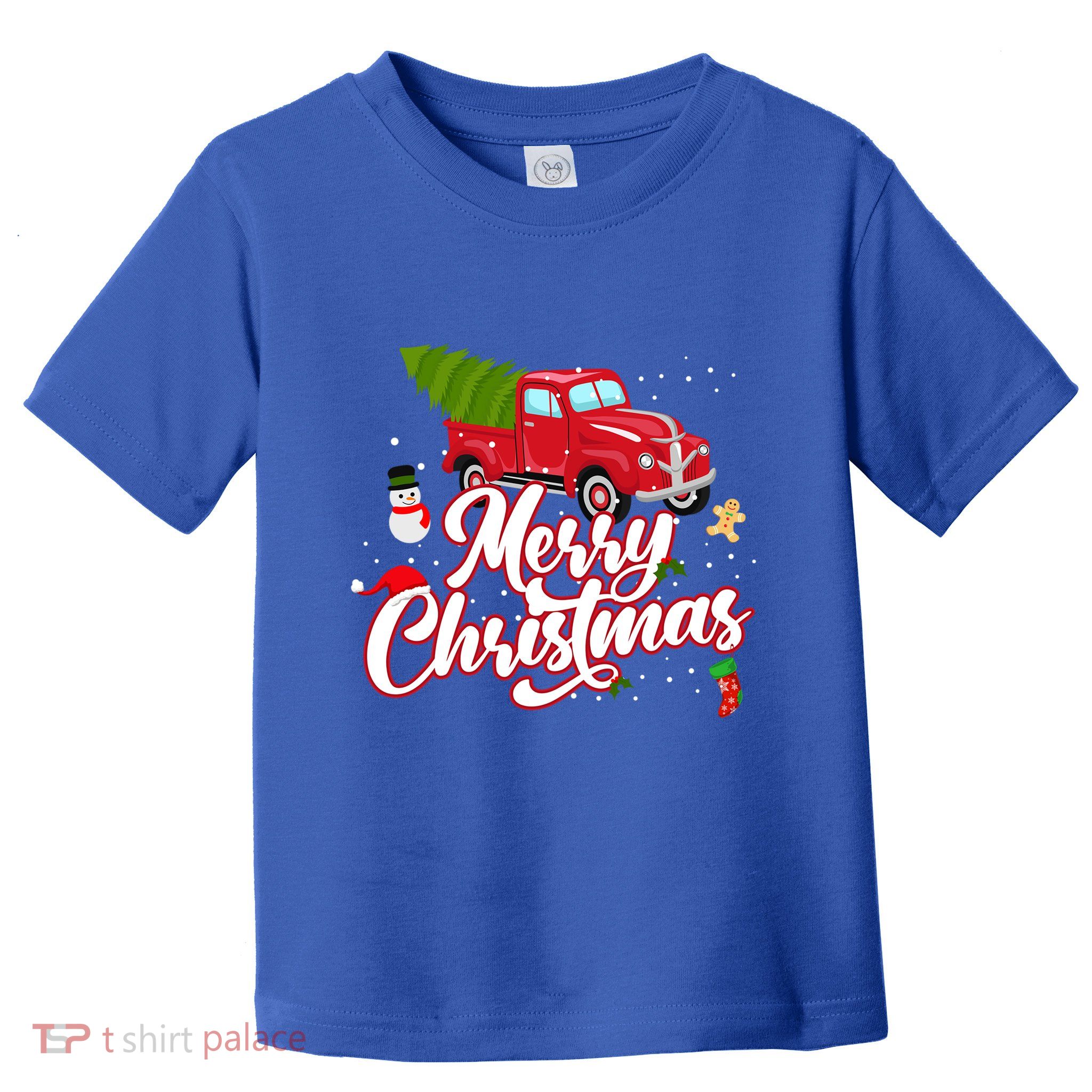 Merry Christmas With Truck Gift Toddler T-Shirt