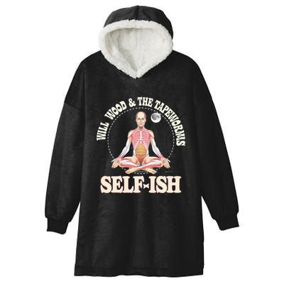 Meditation Colorful Will Wood Basic Selffish Funny Hooded Wearable Blanket