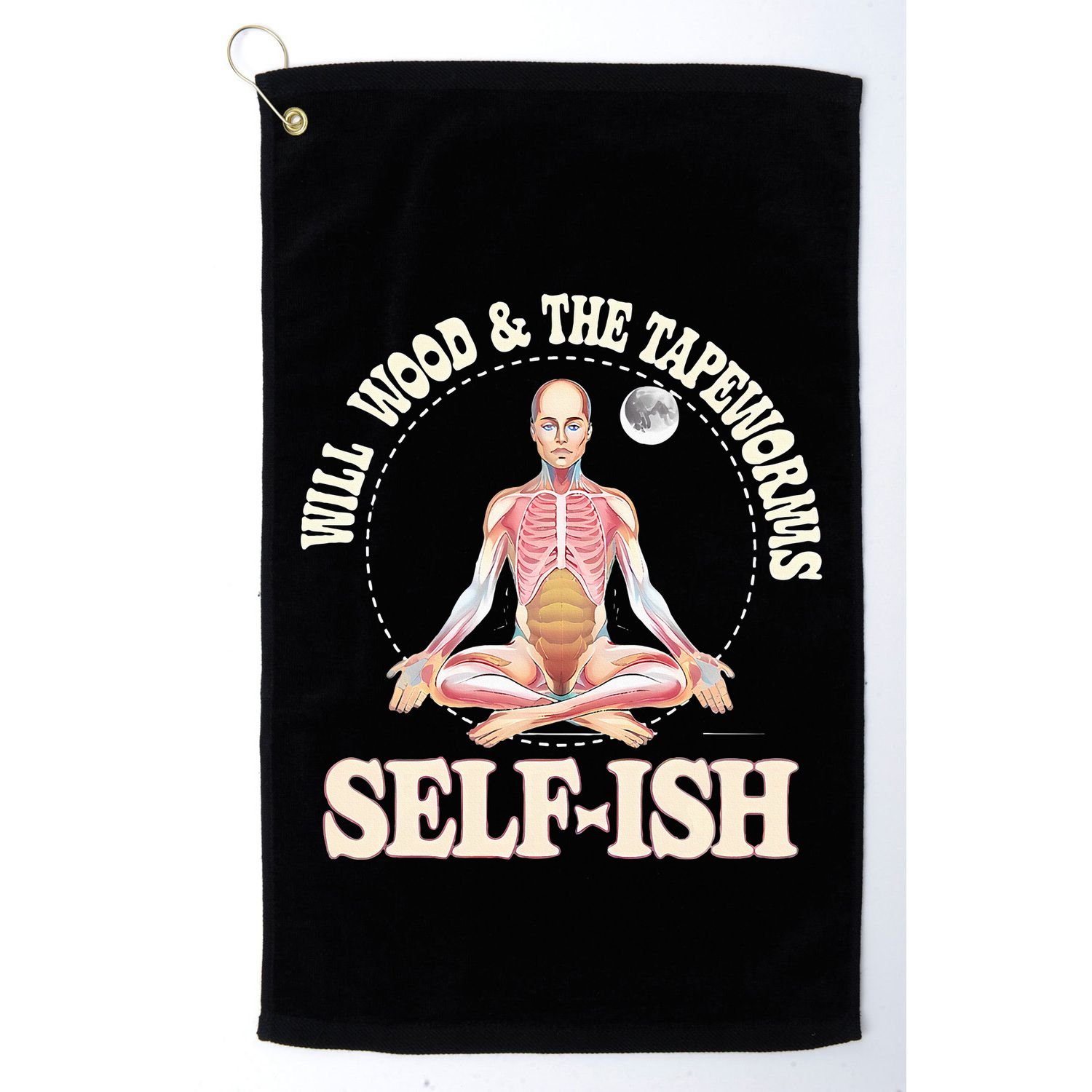 Meditation Colorful Will Wood Basic Selffish Funny Golf Towel