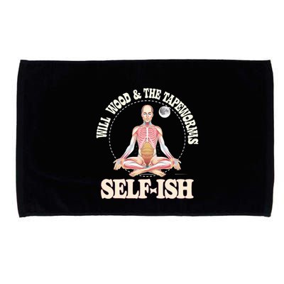 Meditation Colorful Will Wood Basic Selffish Funny Microfiber Hand Towel