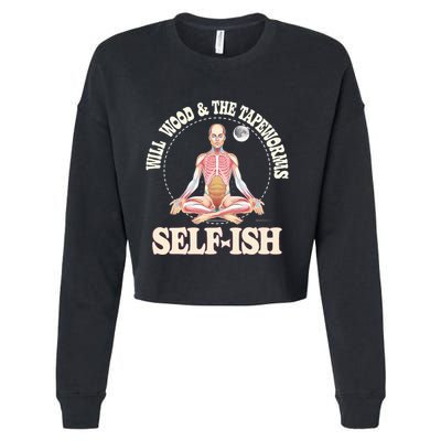 Meditation Colorful Will Wood Basic Selffish Funny Cropped Pullover Crew