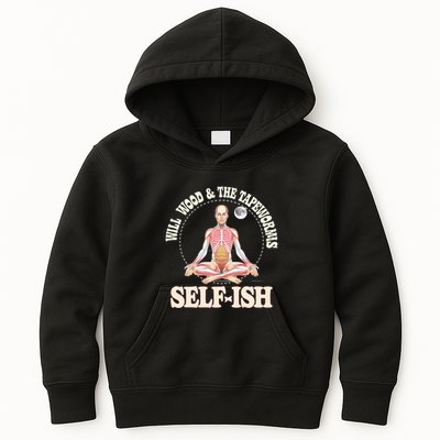 Meditation Colorful Will Wood Basic Selffish Funny Kids Hoodie