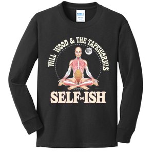 Meditation Colorful Will Wood Basic Selffish Funny Kids Long Sleeve Shirt