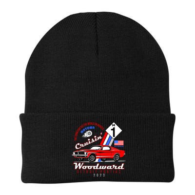 M1 Cruisin Woodward Motown The Town That Put The World On Wheels Knit Cap Winter Beanie