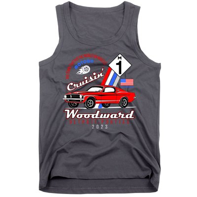 M1 Cruisin Woodward Motown The Town That Put The World On Wheels Tank Top