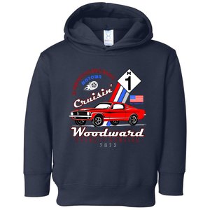 M1 Cruisin Woodward Motown The Town That Put The World On Wheels Toddler Hoodie