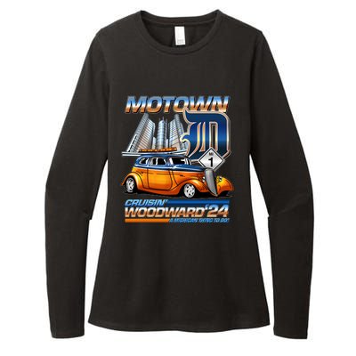 Motown Cruisin Woodward 2024 Womens CVC Long Sleeve Shirt