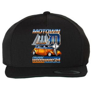 Motown Cruisin Woodward 2024 Wool Snapback Cap