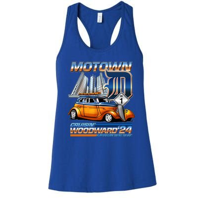 Motown Cruisin Woodward 2024 Women's Racerback Tank