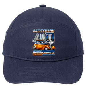 Motown Cruisin Woodward 2024 7-Panel Snapback Hat