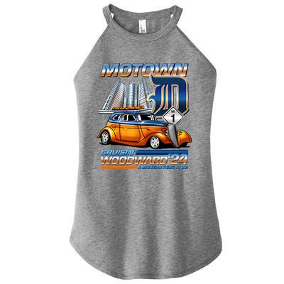 Motown Cruisin Woodward 2024 Women’s Perfect Tri Rocker Tank