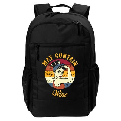 May Contain Wine Shirts Funny Wine Tasting Red Wine Lover Backpack