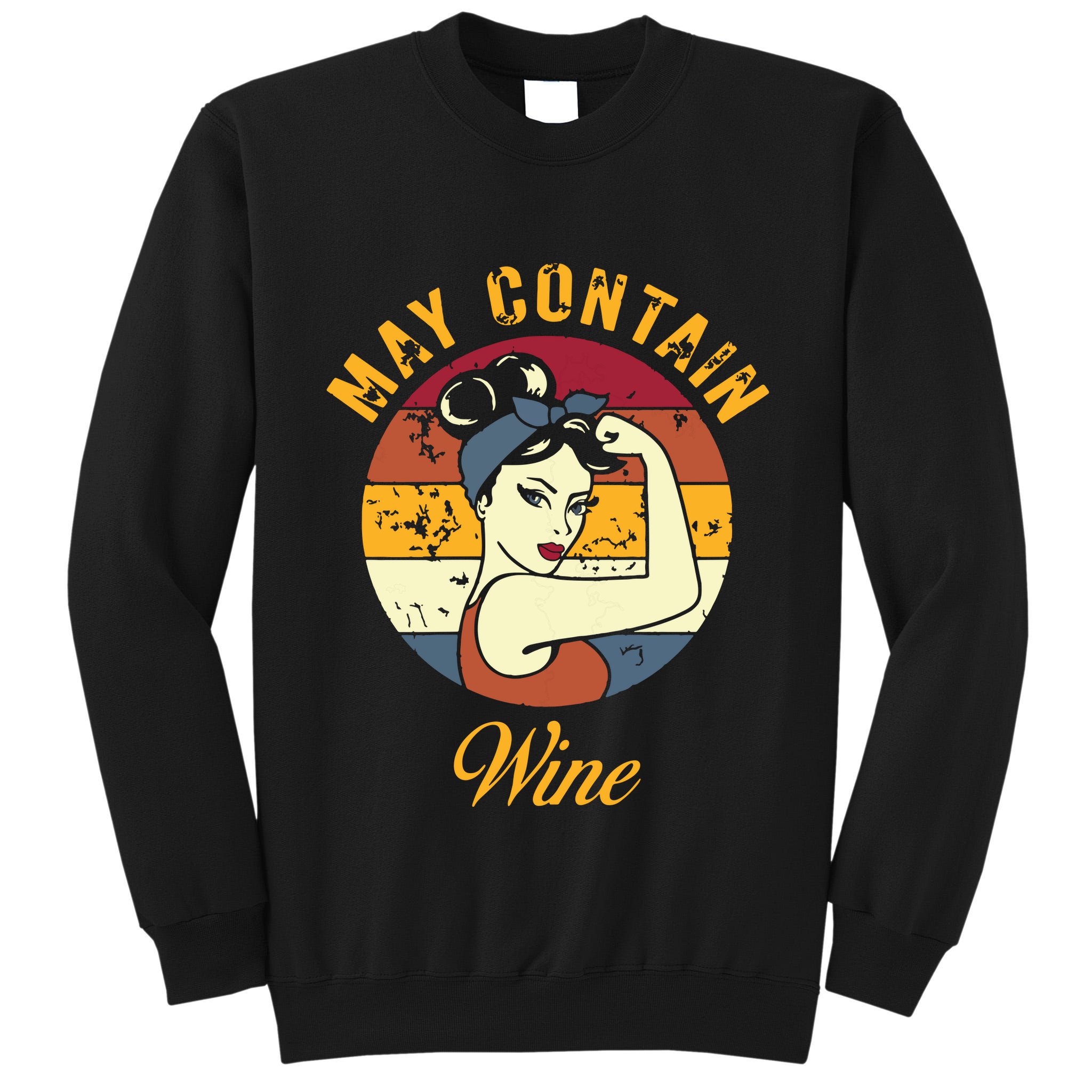May Contain Wine Shirts Funny Wine Tasting Red Wine Lover Tall Sweatshirt