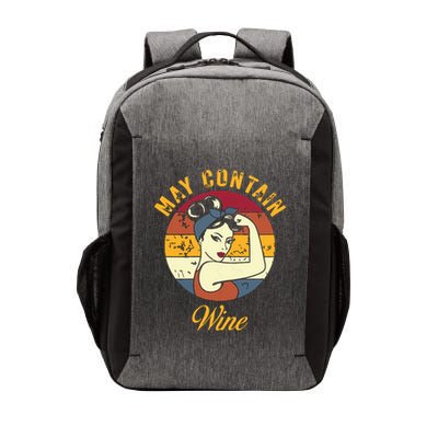 May Contain Wine Shirts Funny Wine Tasting Red Wine Lover Vector Backpack