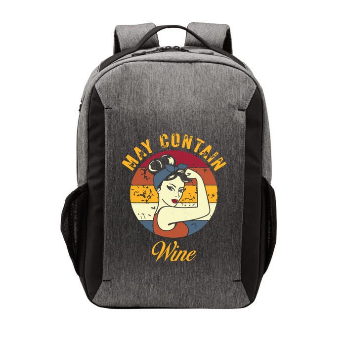 May Contain Wine Shirts Funny Wine Tasting Red Wine Lover Vector Backpack