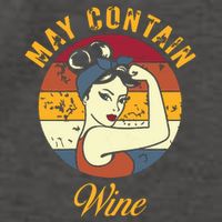 May Contain Wine Shirts Funny Wine Tasting Red Wine Lover Vector Backpack