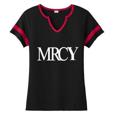 Mercy Christian Worship Words Of Faith Ladies Halftime Notch Neck Tee