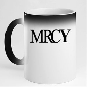 Mercy Christian Worship Words Of Faith 11oz Black Color Changing Mug