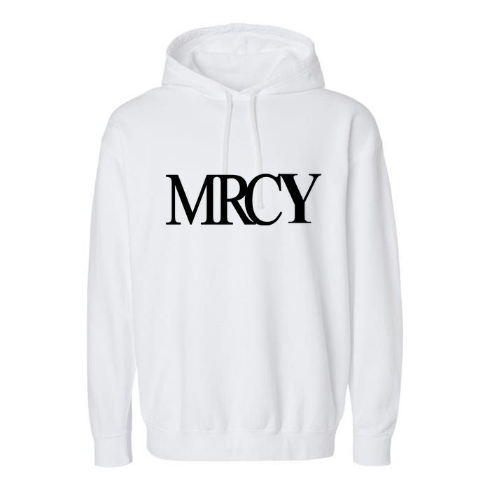 Mercy Christian Worship Words Of Faith Garment-Dyed Fleece Hoodie