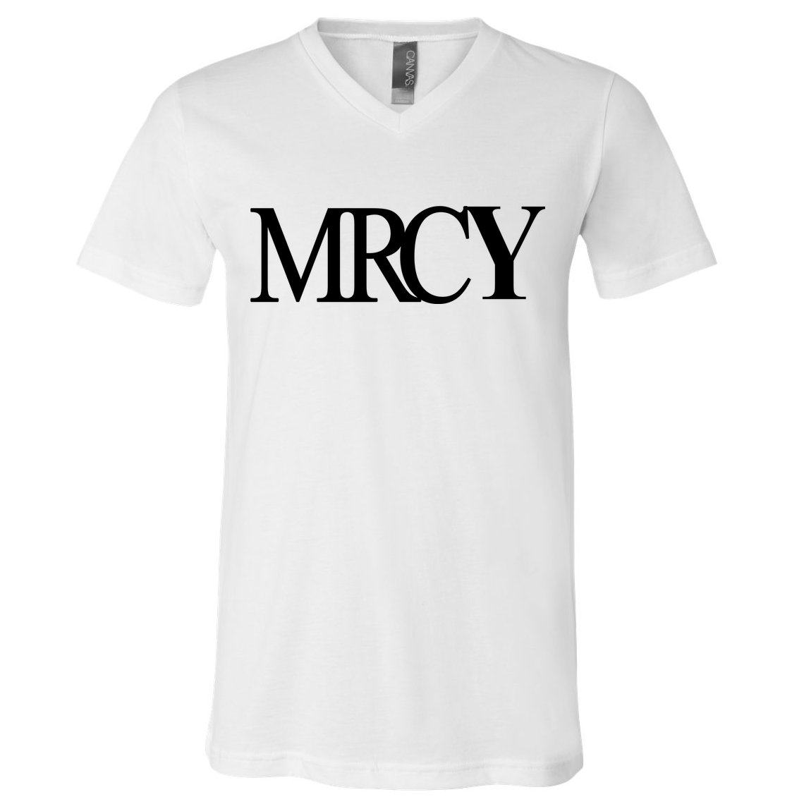 Mercy Christian Worship Words Of Faith V-Neck T-Shirt