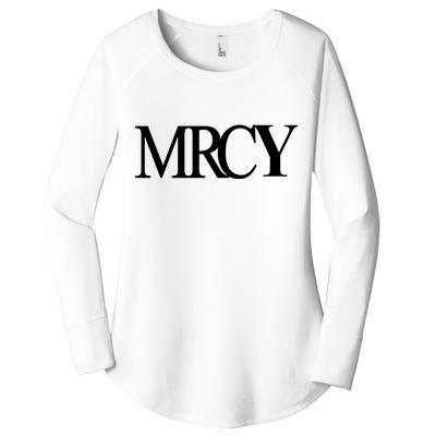 Mercy Christian Worship Words Of Faith Women's Perfect Tri Tunic Long Sleeve Shirt