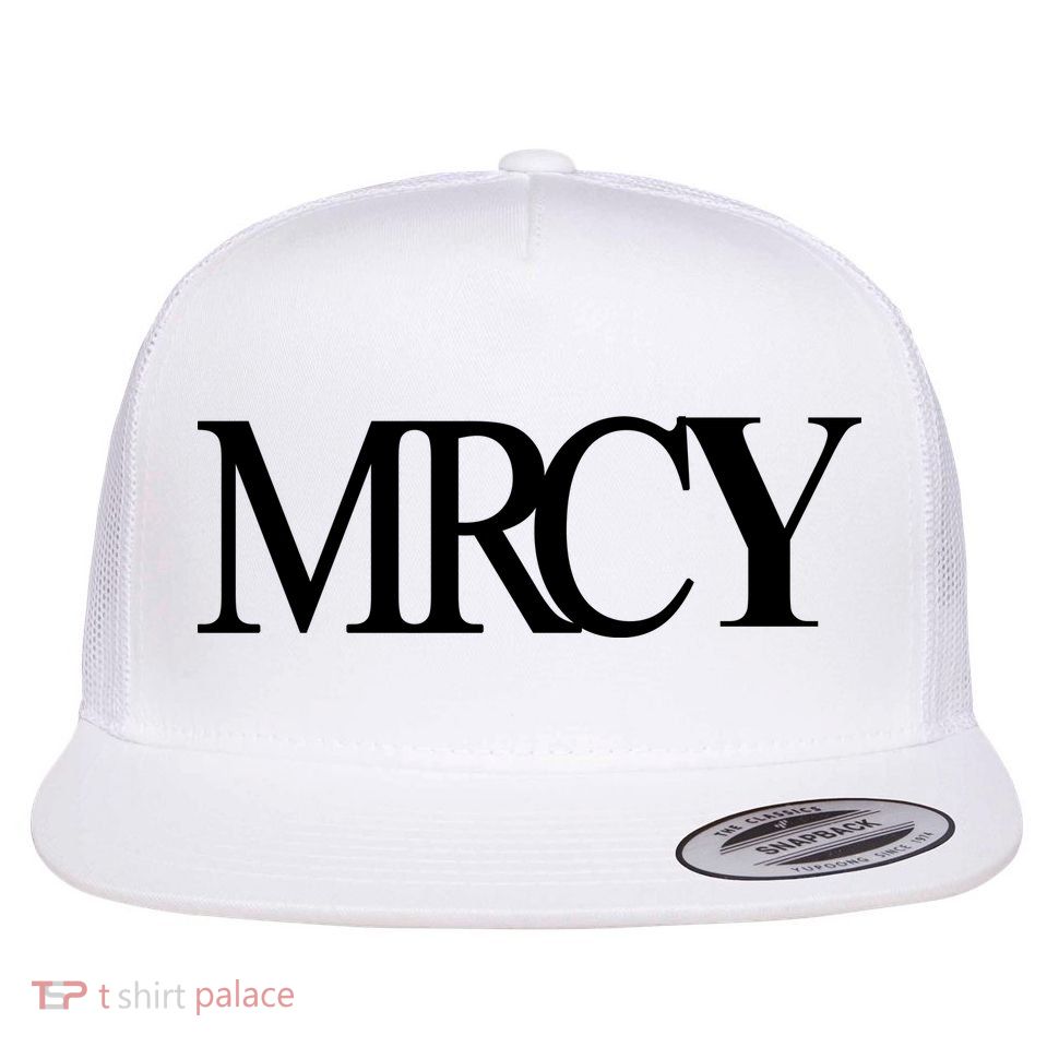 Mercy Christian Worship Words Of Faith Flat Bill Trucker Hat