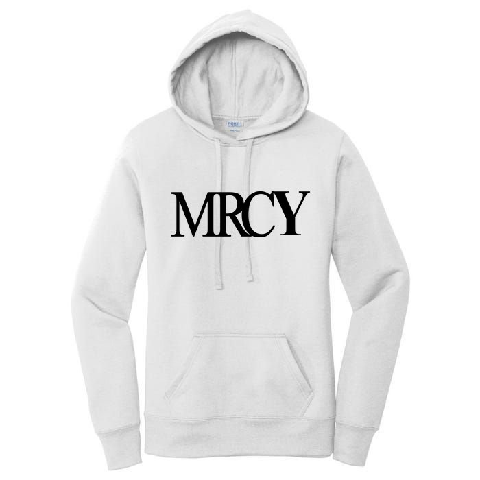 Mercy Christian Worship Words Of Faith Women's Pullover Hoodie