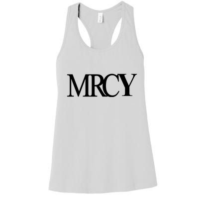 Mercy Christian Worship Words Of Faith Women's Racerback Tank