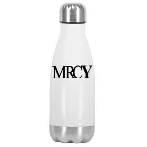 Mercy Christian Worship Words Of Faith Stainless Steel Insulated Water Bottle