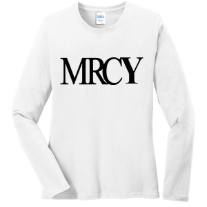 Mercy Christian Worship Words Of Faith Ladies Long Sleeve Shirt