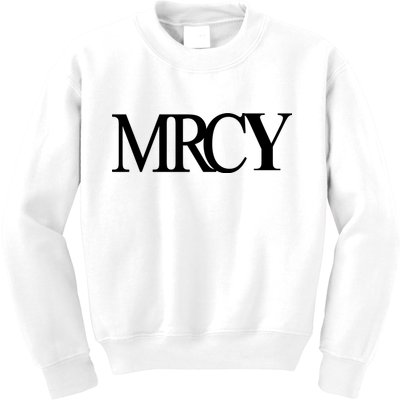 Mercy Christian Worship Words Of Faith Kids Sweatshirt