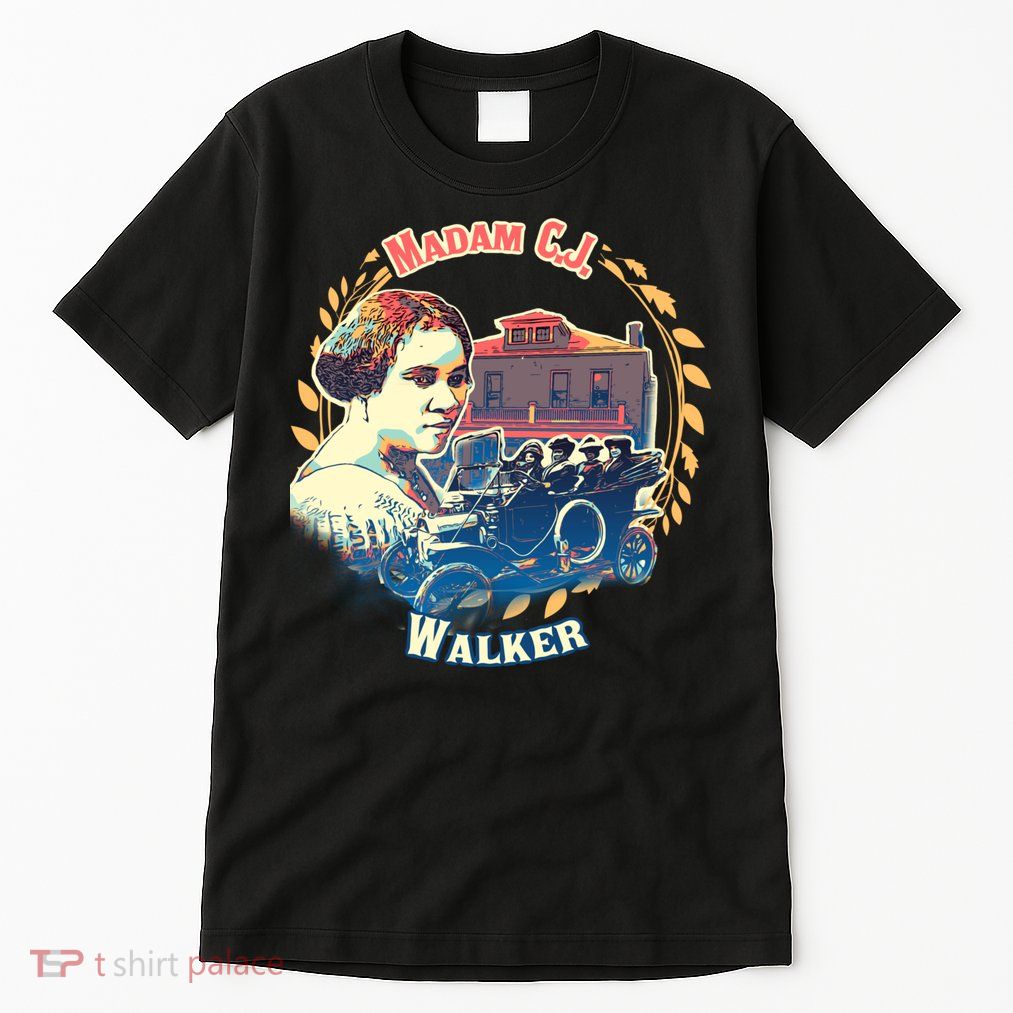 Madam CJ Walker Tribute, Black History, Future Entrepreneur Tall T-Shirt