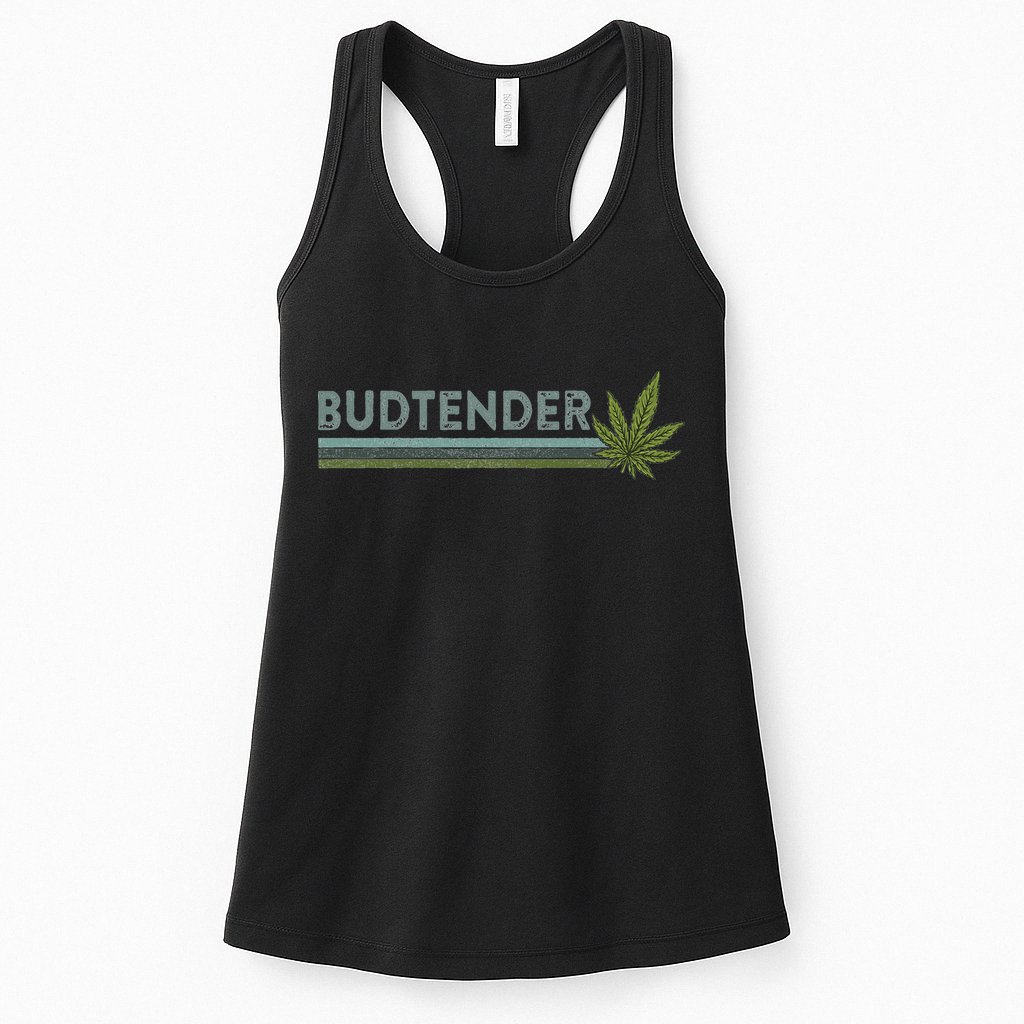 Marijuana Cannabis Weed Dispensary Agent Budtender Womens Tank Top