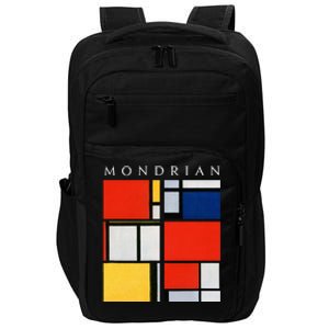 Mondrian Composition With Red Yellow Blue & Black (1921) Impact Tech Backpack