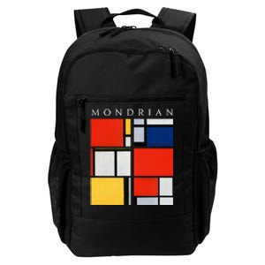 Mondrian Composition With Red Yellow Blue & Black (1921) Daily Commute Backpack