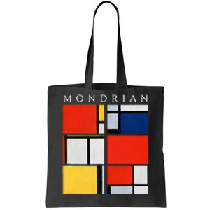 Mondrian Composition With Red Yellow Blue & Black (1921) Tote Bag