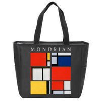 Mondrian Composition With Red Yellow Blue & Black (1921) Zip Tote Bag