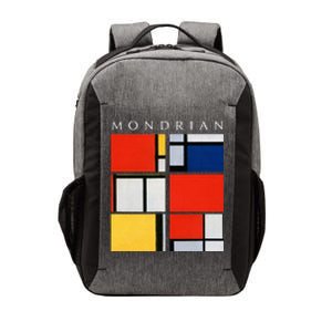 Mondrian Composition With Red Yellow Blue & Black (1921) Vector Backpack