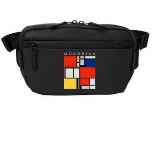 Mondrian Composition With Red Yellow Blue & Black (1921) Crossbody Pack