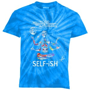 Meditation Colorful Will Wood Basic Selffish Kids Tie-Dye T-Shirt