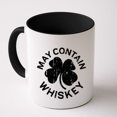 May Contain Whiskey Saint Patrick Day Mug