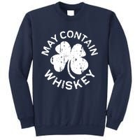 May Contain Whiskey Saint Patrick Day Sweatshirt