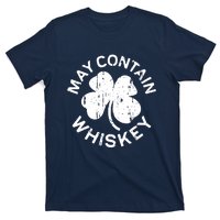 May Contain Whiskey Saint Patrick Day T-Shirt