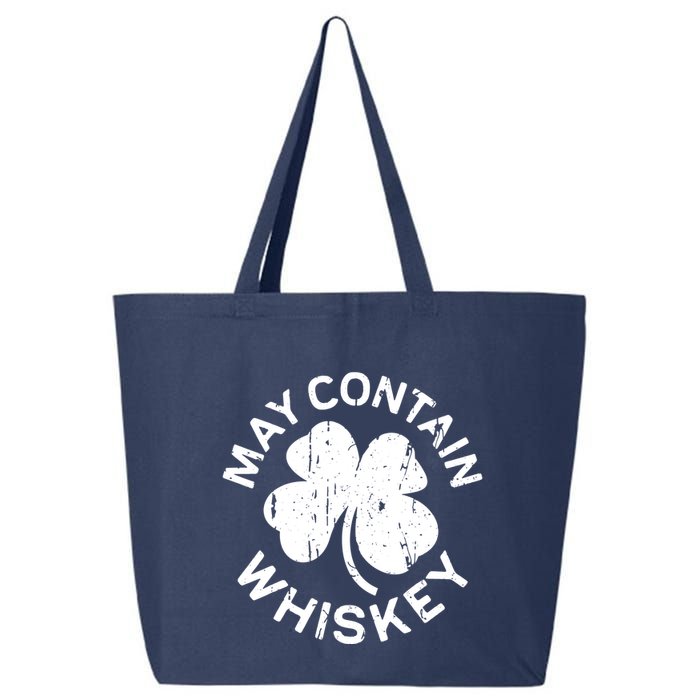 May Contain Whiskey Saint Patrick Day 25L Jumbo Tote