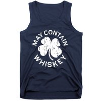 May Contain Whiskey Saint Patrick Day Tank Top