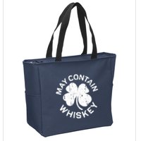 May Contain Whiskey Saint Patrick Day Zip Tote Bag