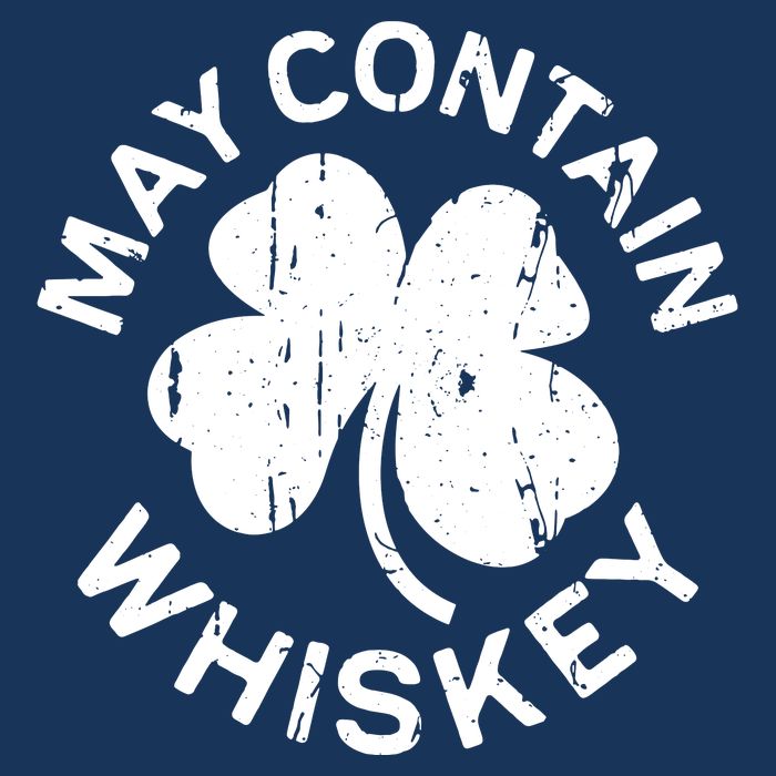May Contain Whiskey Saint Patrick Day Zip Tote Bag